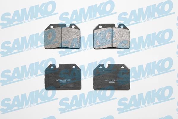Samko 5SP123 Brake Pad Set, disc brake 5SP123