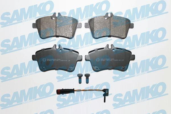 Samko 5SP1243A Brake Pad Set, disc brake 5SP1243A