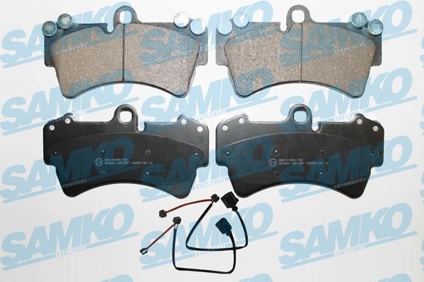 Samko 5SP1257A Brake Pad Set, disc brake 5SP1257A