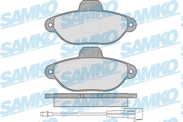 Samko 5SP1262 Brake Pad Set, disc brake 5SP1262