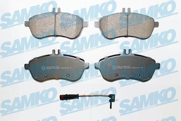 Samko 5SP1340A Brake Pad Set, disc brake 5SP1340A
