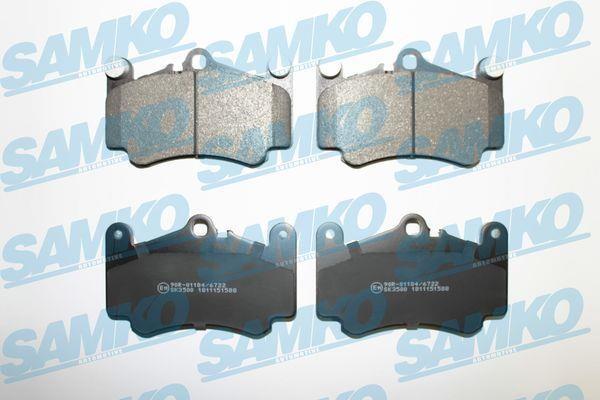 Samko 5SP1588 Brake Pad Set, disc brake 5SP1588