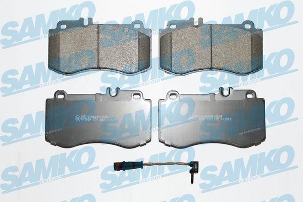 Samko 5SP1592A Brake Pad Set, disc brake 5SP1592A
