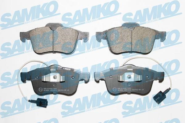 Samko 5SP1612 Brake Pad Set, disc brake 5SP1612