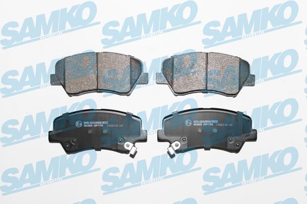 Samko 5SP1753 Brake Pad Set, disc brake 5SP1753