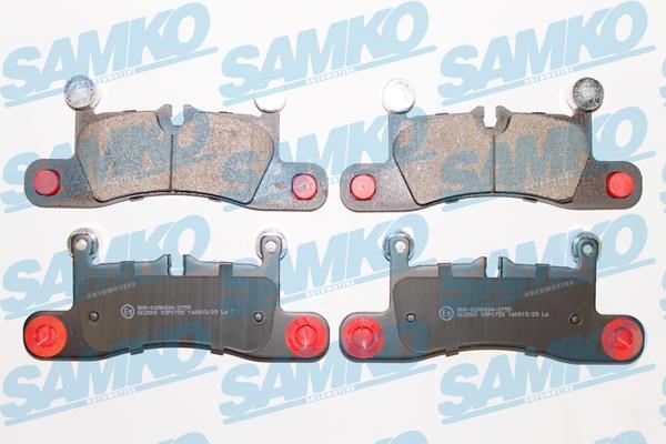 Samko 5SP1755 Brake Pad Set, disc brake 5SP1755