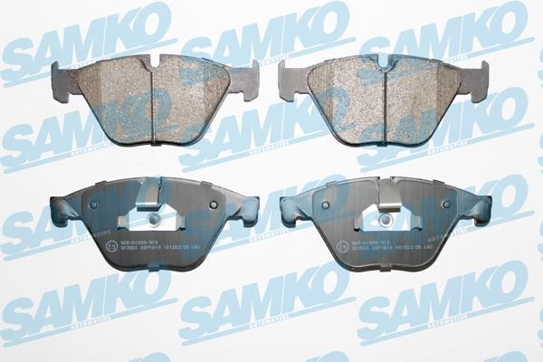 Samko 5SP1619 Brake Pad Set, disc brake 5SP1619