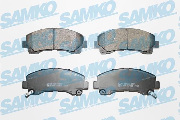 Samko 5SP1630 Brake Pad Set, disc brake 5SP1630