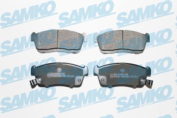 Samko 5SP1632 Brake Pad Set, disc brake 5SP1632