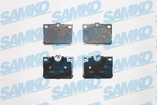 Samko 5SP164 Brake Pad Set, disc brake 5SP164