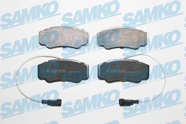 Samko 5SP1662 Brake Pad Set, disc brake 5SP1662