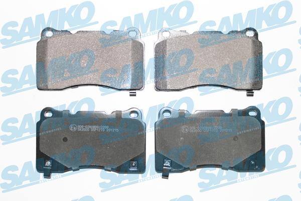 Samko 5SP1773 Brake Pad Set, disc brake 5SP1773