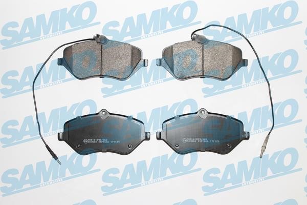 Samko 5SP1666 Brake Pad Set, disc brake 5SP1666