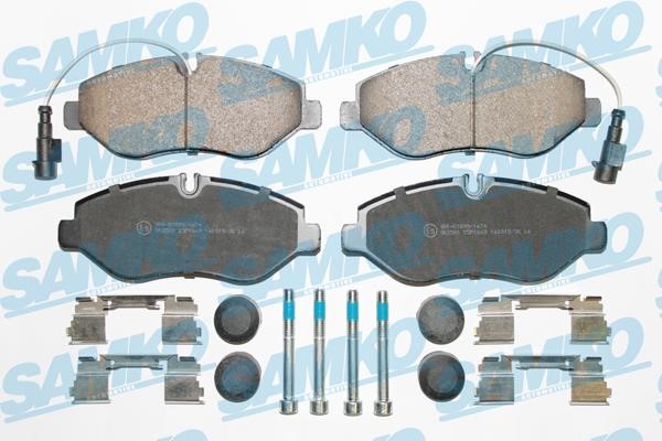 Samko 5SP1669 Brake Pad Set, disc brake 5SP1669