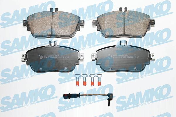Samko 5SP1781A Brake Pad Set, disc brake 5SP1781A
