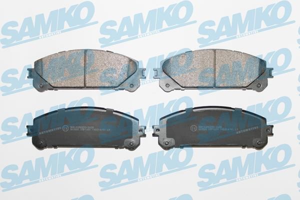 Samko 5SP1691 Brake Pad Set, disc brake 5SP1691