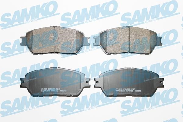 Samko 5SP1792 Brake Pad Set, disc brake 5SP1792