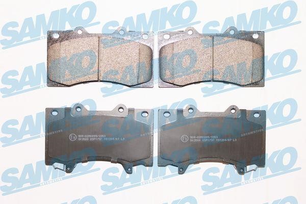 Samko 5SP1797 Brake Pad Set, disc brake 5SP1797