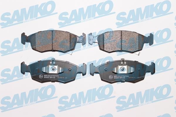 Samko 5SP1722 Brake Pad Set, disc brake 5SP1722