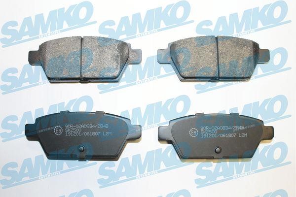 Samko 5SP1807 Brake Pad Set, disc brake 5SP1807