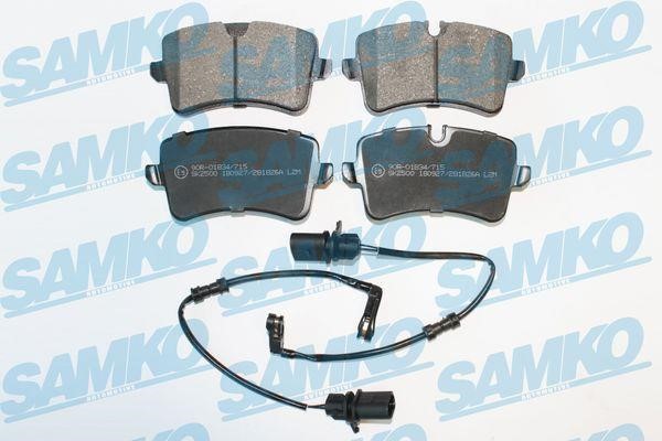 Samko 5SP1826A Brake Pad Set, disc brake 5SP1826A