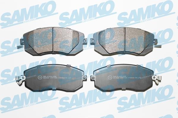 Samko 5SP1729 Brake Pad Set, disc brake 5SP1729