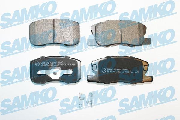 Samko 5SP1733 Brake Pad Set, disc brake 5SP1733