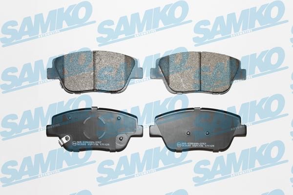 Samko 5SP1736 Brake Pad Set, disc brake 5SP1736