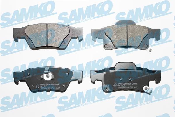 Samko 5SP1737 Brake Pad Set, disc brake 5SP1737