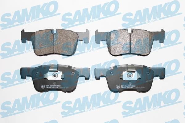 Samko 5SP1739 Brake Pad Set, disc brake 5SP1739