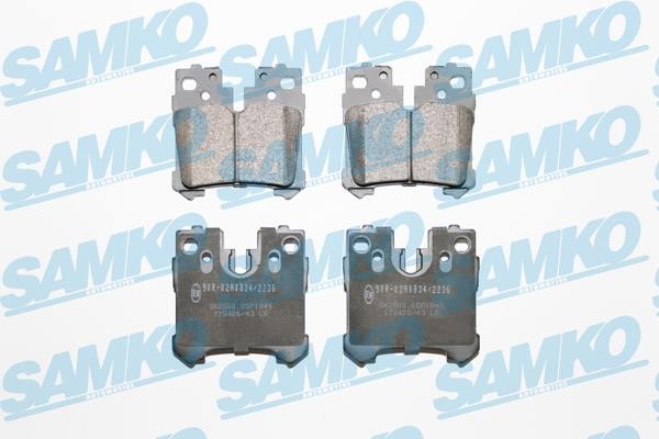 Samko 5SP1849 Brake Pad Set, disc brake 5SP1849