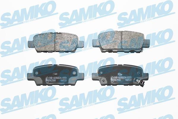 Samko 5SP1862 Brake Pad Set, disc brake 5SP1862