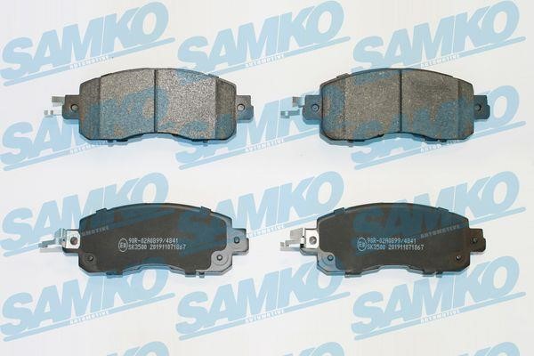 Samko 5SP1867 Brake Pad Set, disc brake 5SP1867
