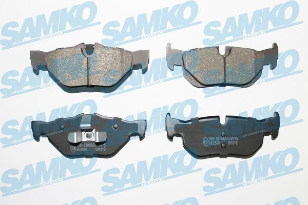 Samko 5SP1876 Brake Pad Set, disc brake 5SP1876