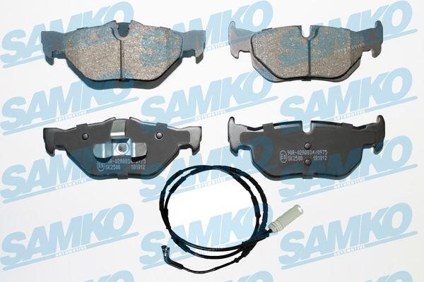 Samko 5SP1876A Brake Pad Set, disc brake 5SP1876A