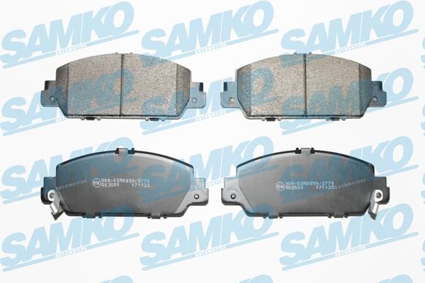 Samko 5SP1886 Brake Pad Set, disc brake 5SP1886
