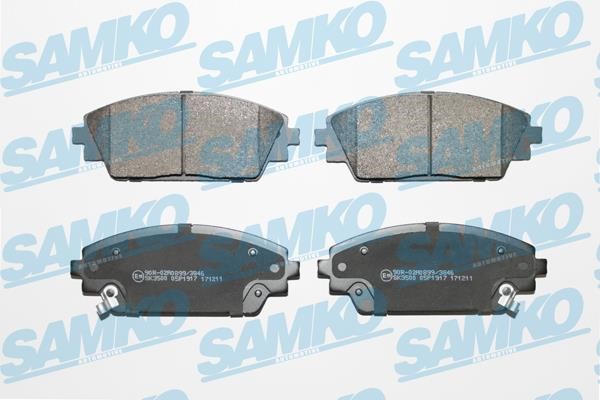 Samko 5SP1917 Brake Pad Set, disc brake 5SP1917
