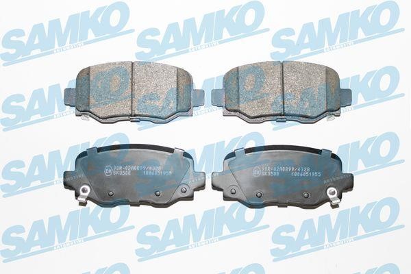 Samko 5SP1955 Brake Pad Set, disc brake 5SP1955