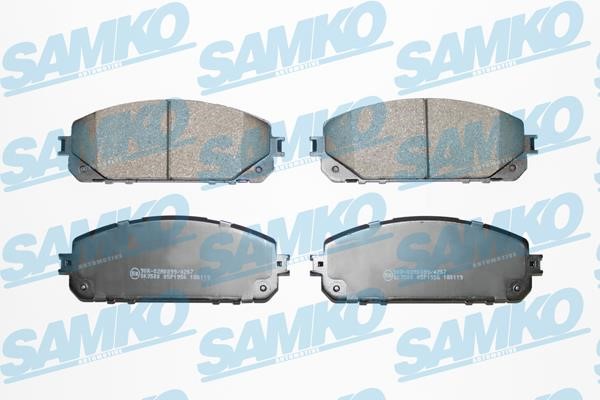 Samko 5SP1956 Brake Pad Set, disc brake 5SP1956