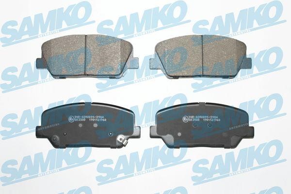 Samko 5SP1960 Brake Pad Set, disc brake 5SP1960