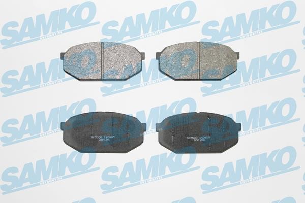 Samko 5SP198 Brake Pad Set, disc brake 5SP198