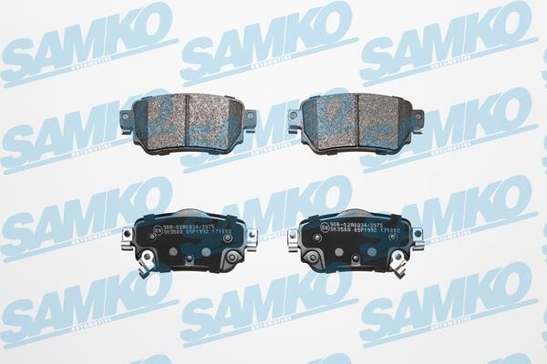 Samko 5SP1992 Brake Pad Set, disc brake 5SP1992