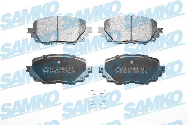 Samko 5SP2002 Brake Pad Set, disc brake 5SP2002