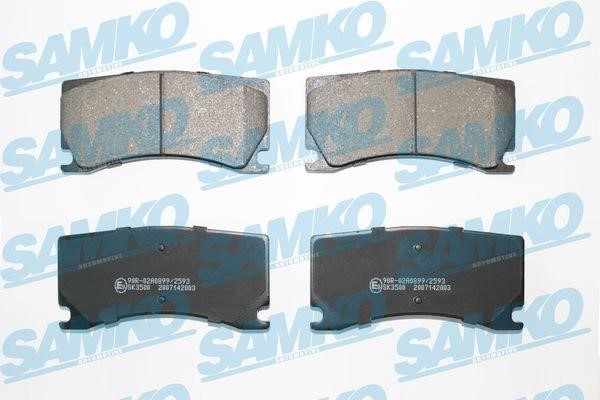 Samko 5SP2003 Brake Pad Set, disc brake 5SP2003