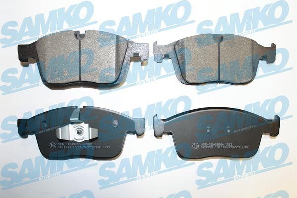 Samko 5SP2007 Brake Pad Set, disc brake 5SP2007