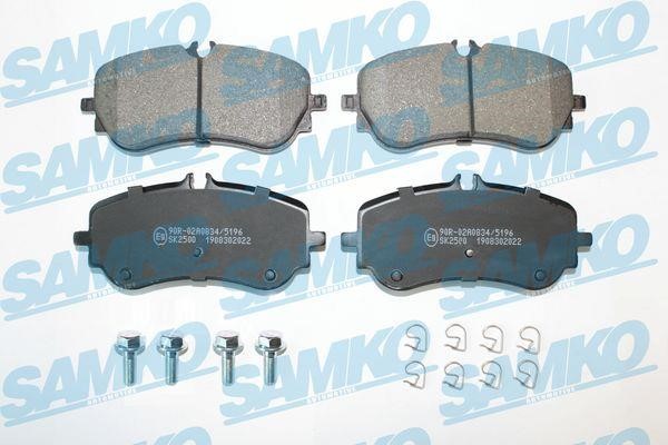 Samko 5SP2022 Brake Pad Set, disc brake 5SP2022