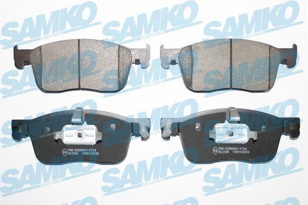 Brake pad Citroen Spacetourer: 5SP2030 Samko Brake pad set