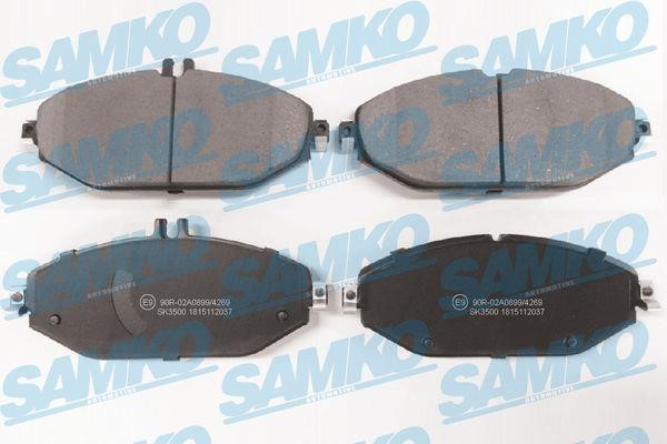 Samko 5SP2037 Brake Pad Set, disc brake 5SP2037