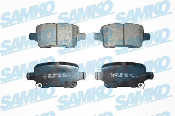 Samko 5SP2047 Brake Pad Set, disc brake 5SP2047