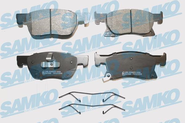 Samko 5SP2048K Brake Pad Set, disc brake 5SP2048K